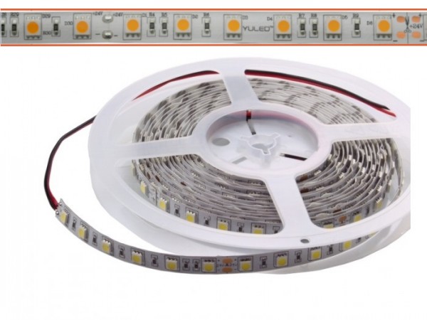 LED Flex Stripe 5m warmweiss LK (2400K) 5050 SMD 60 LEDs/m 24V IP65