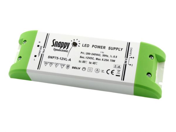 SNP-75-12 LED Netzteil 12V 6,25A TÜV constant voltage