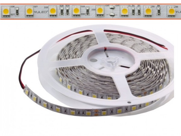LED Flex Stripe 5m neutralweiß (3970K) 5050 SMD 60 LEDs/m 24V IP22