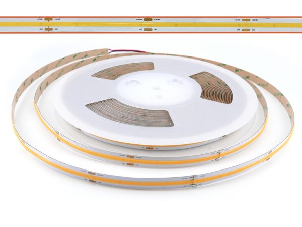 LED 12mm COB Flex Stripe 20m 504LEDs/m 6500K 48V 10W/m CRI &gt;90 Lichtlinie