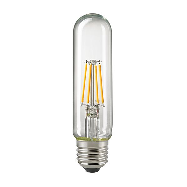 LED Filament Leuchtmittel Röhre T32 Klar 4,5W E27 470lm 2700K dimmbar