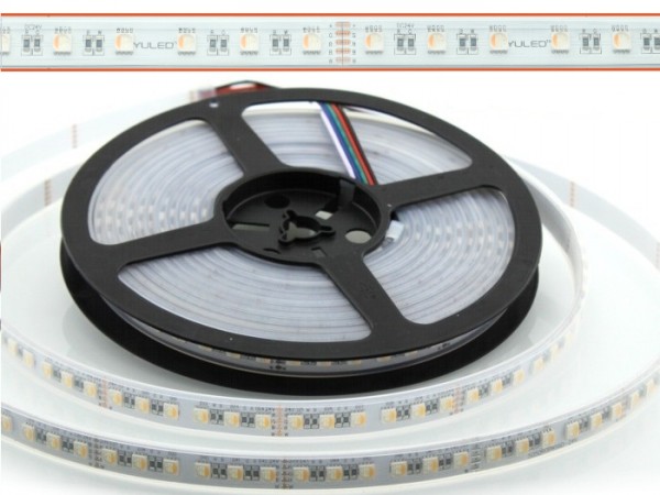 LED Flex Stripe UHP 6m RGBW-XC 96x 4-in1 LEDs/m RGB+warmweiss 24V White-PCB IP67