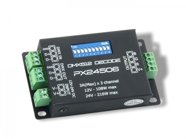 PX-24506 RGB DMX 3-Kanal LED Controller