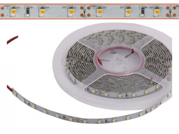 LED Flex Stripe 5m warmweiß (2740K) 3528 SMD 60 LEDs/m 12V IP22
