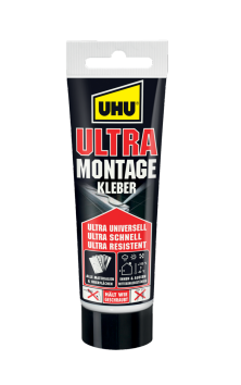 UHU ULTRA Montagekleber für alle Materialien und Oberflächen weiß 100g Tube
