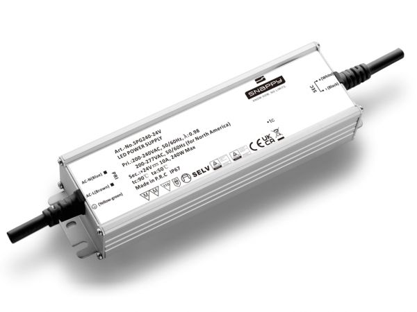 SPG240-24V LED Netzteil IP67 240W 24VDC 10A CV