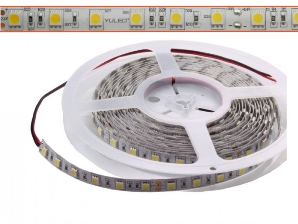 LED Flex Stripe 5m kaltweiß (6425K) 5050 SMD 60 LEDs/m 12V IP65