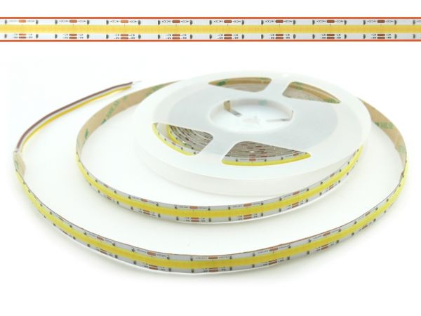 LED COB CCT Flex Stripe 5m 640LED/m 2700-6000K 24V 1220lm/m CRI&gt;90 IP65