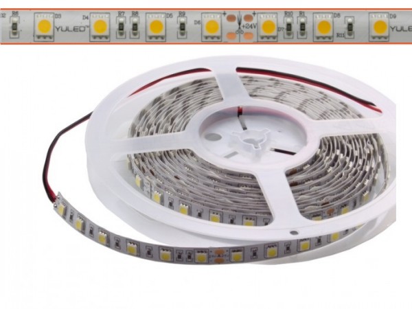 LED Flex Stripe 5m neutralweiß (3970K) 5050 SMD 60 LEDs/m 24V IP65