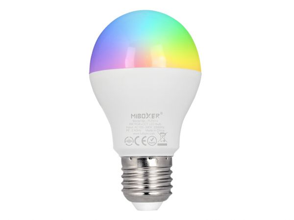 MI-014 LED Leuchtmittel E27 230V RGB-CCT 6W 550lm 2,4GHz