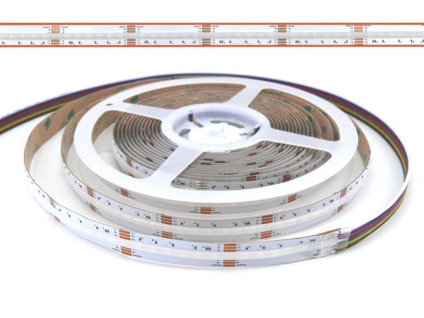 LED COB RGBCCT Flex Stripe 5m 840LED/m 24V 970lm/m