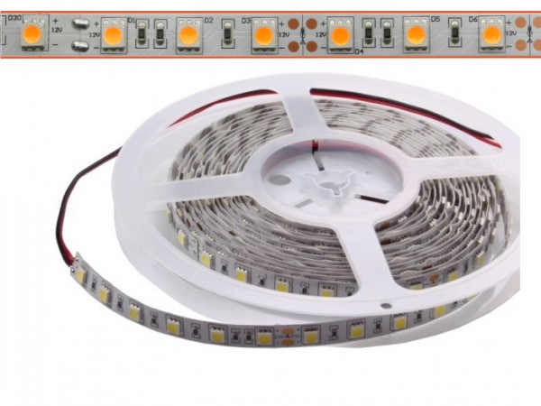 LED Flex Stripe 5m neutralweiß (3970K) 5050 SMD 60 LEDs/m 12V IP22