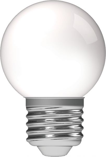 LED Filament Leuchtmittel Globe opal 1W 40lm E27 G45 2700K 270° Ideal für Lichterketten