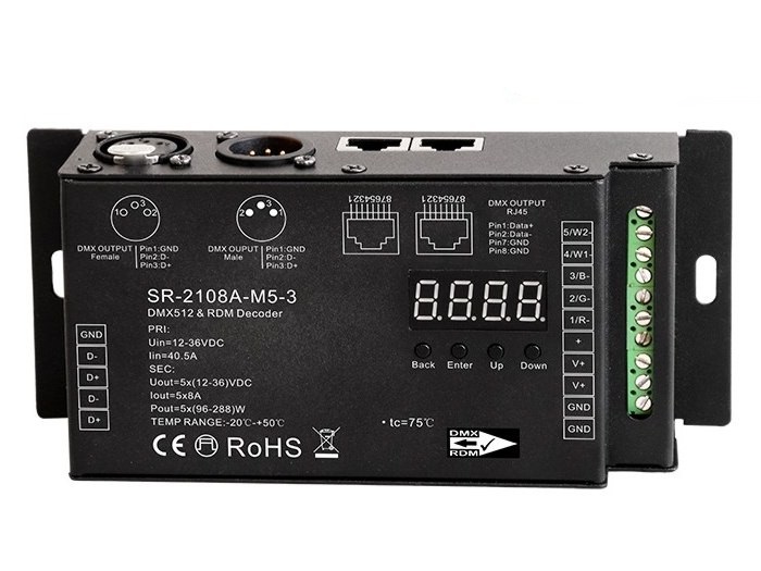 LED Controller SR-2108B-M5-3 DMX / RDM online kaufen
