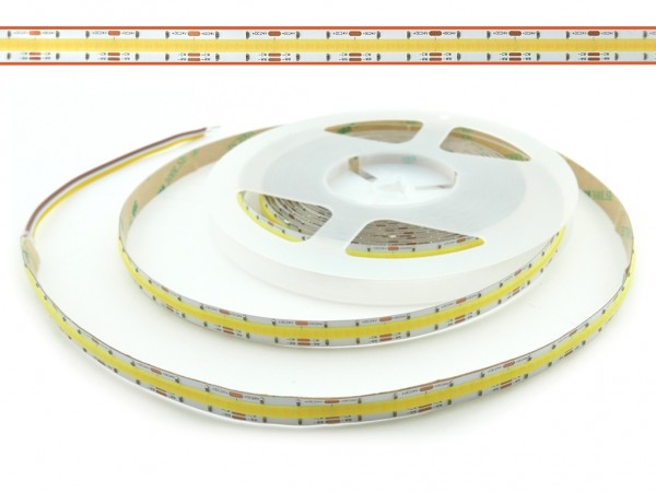 LED COB CCT Flex Stripe 5m 640LED/m 27000-6000K 24V 1200lm/m CRI&gt;90