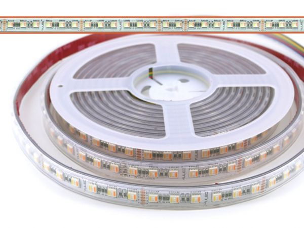 LED Flex Stripe 5m RGB+CCT XC5 84x 5-in-1 LEDs/m RGB+2700-6500K IP67 24V DC